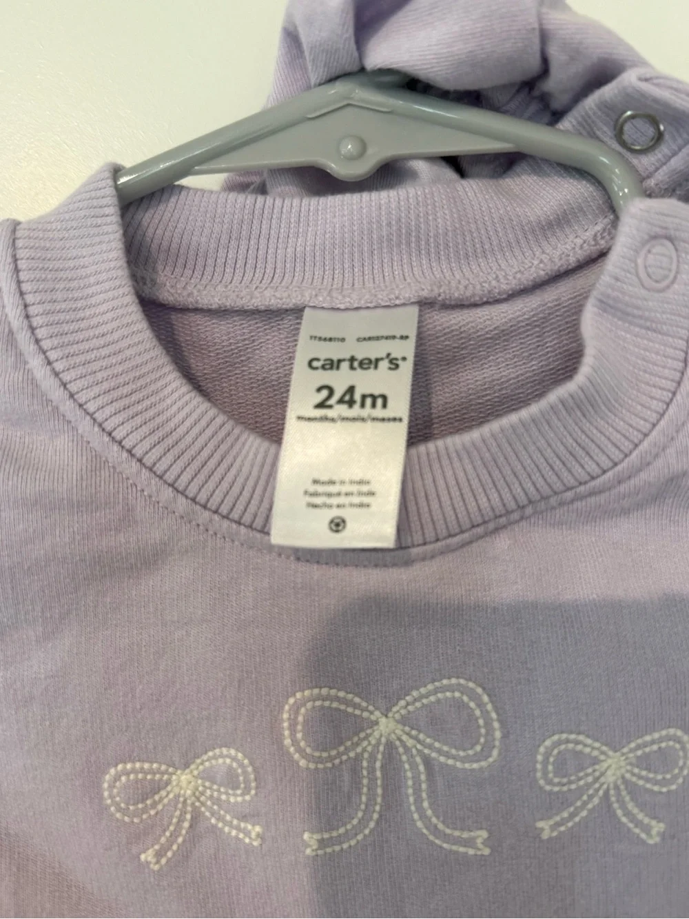 Carters soft lilac